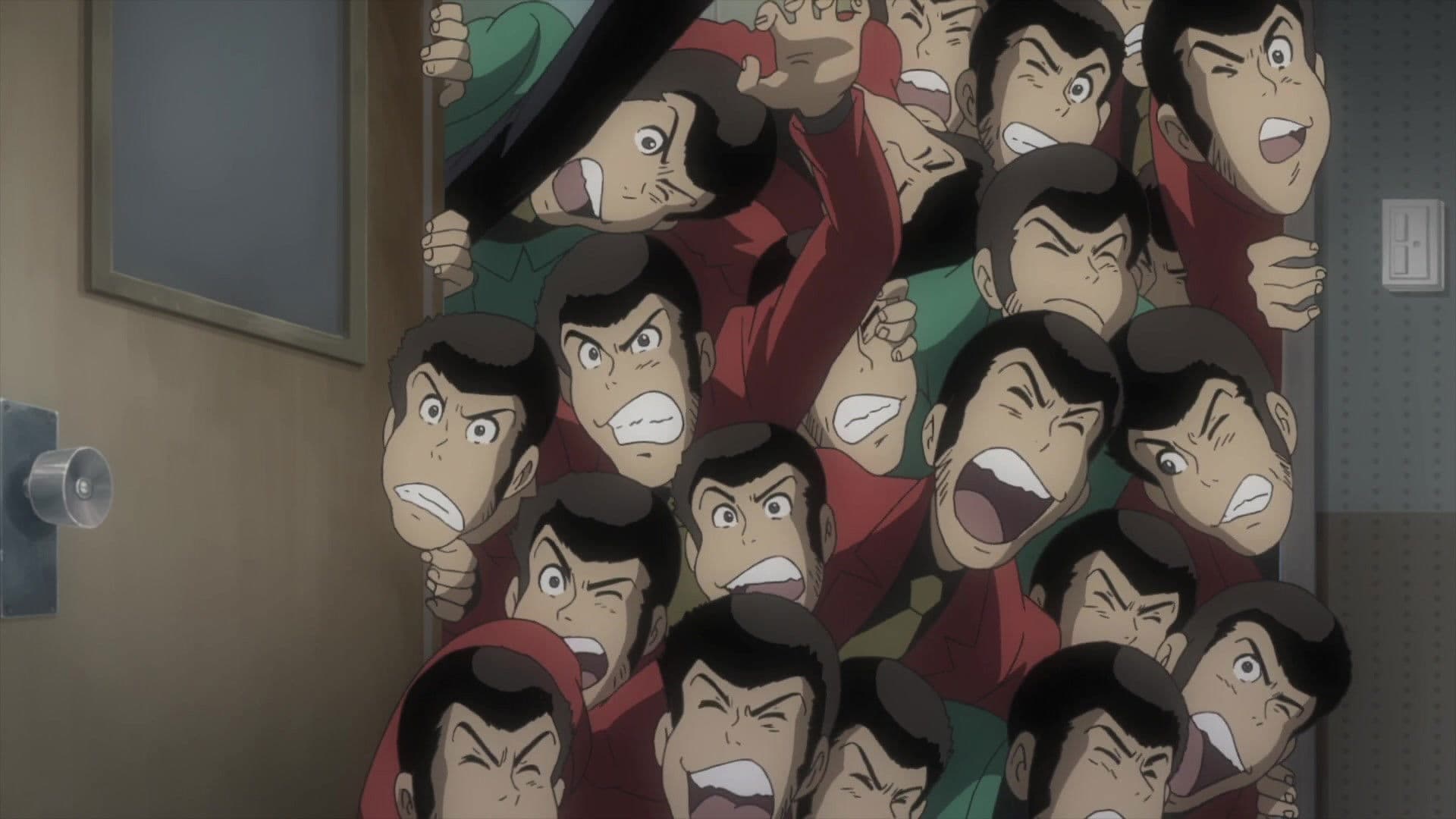 Lupin the Third: Green vs Red backdrop
