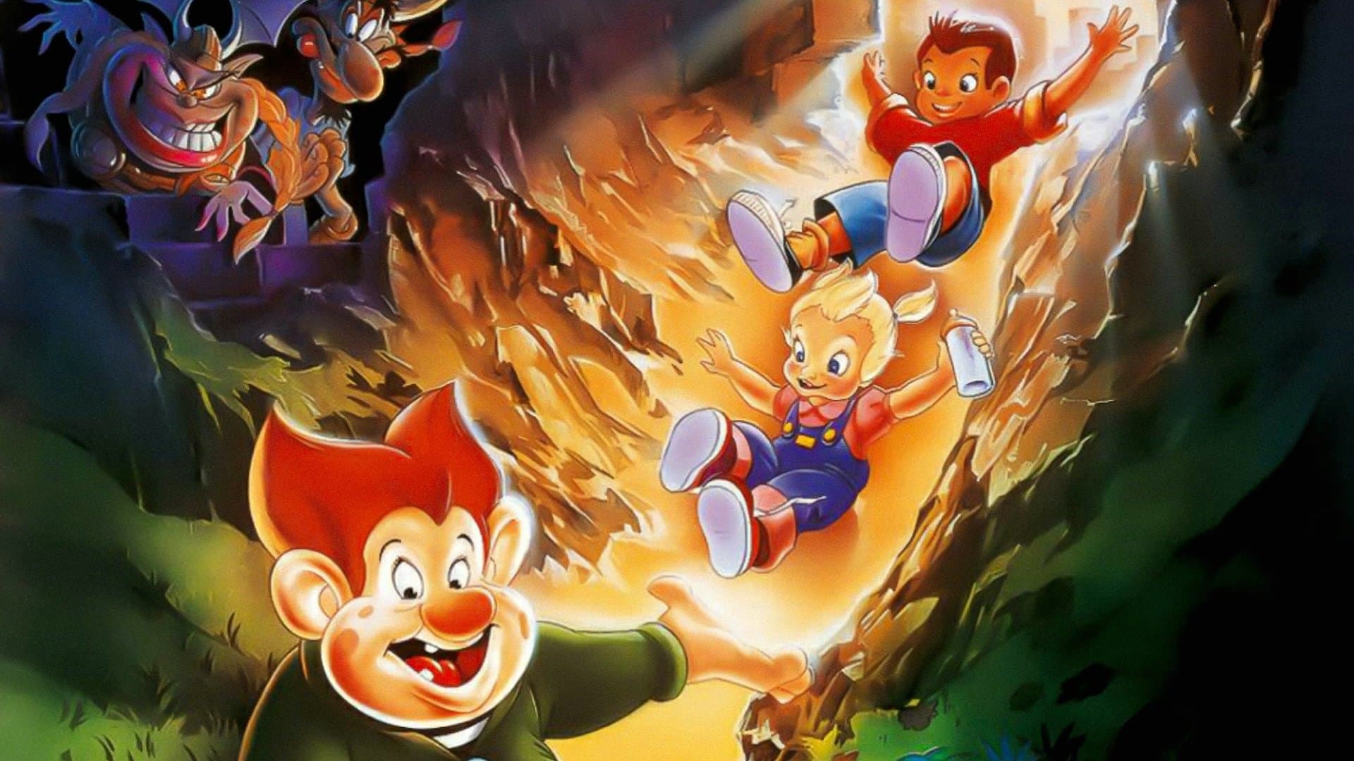 A Troll in Central Park backdrop