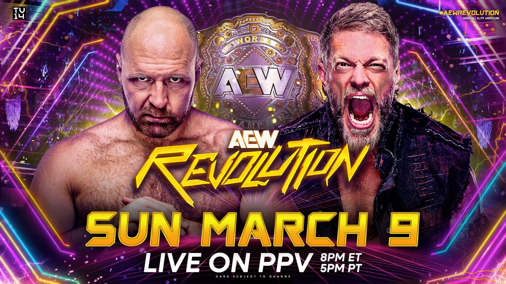 AEW Revolution 2025 backdrop