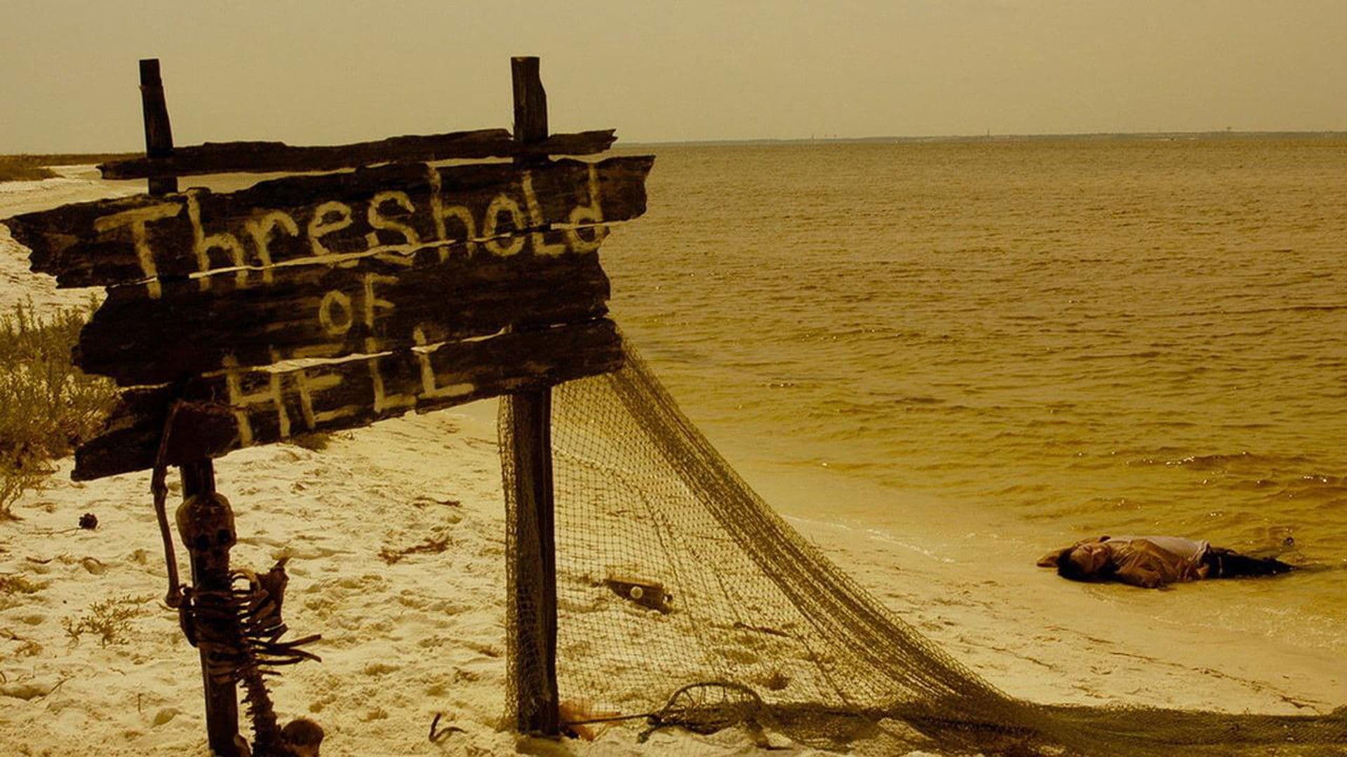 The Beach Party at the Threshold of Hell backdrop
