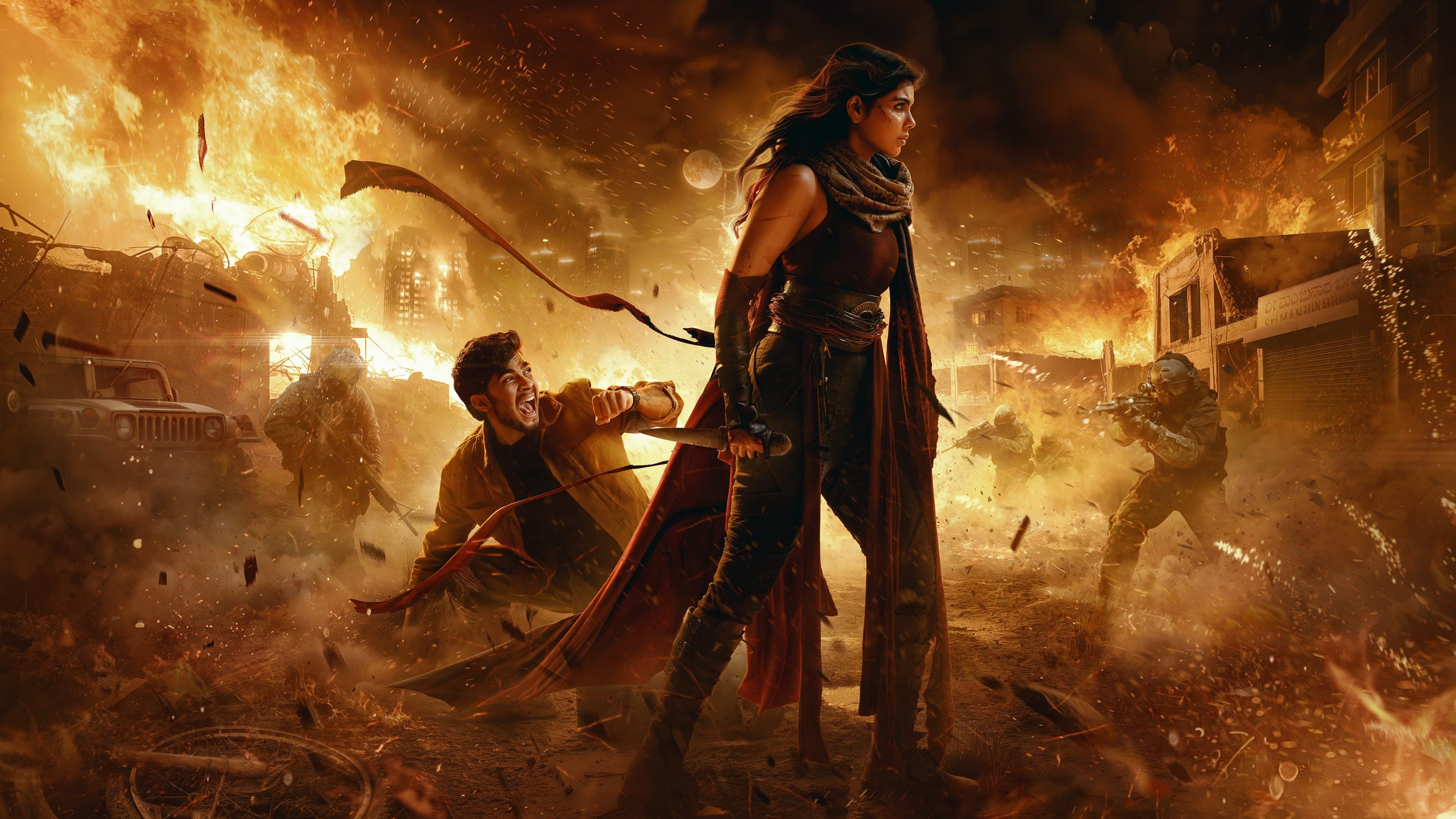 Lokah Chapter 1: Chandra backdrop