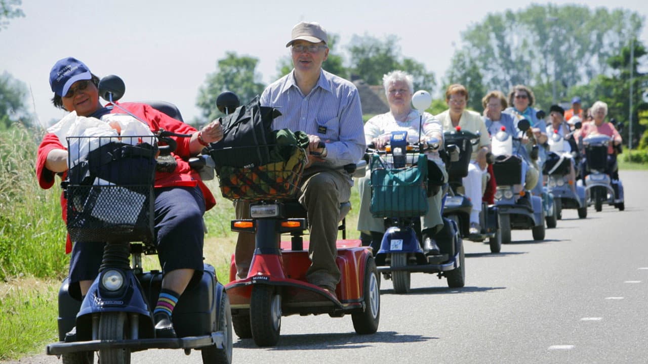 Scootmobiel backdrop