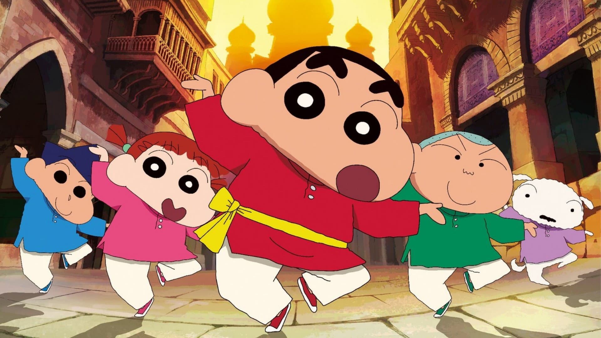 Crayon Shin-chan the Movie: Super Hot! The Spicy Kasukabe Dancers backdrop