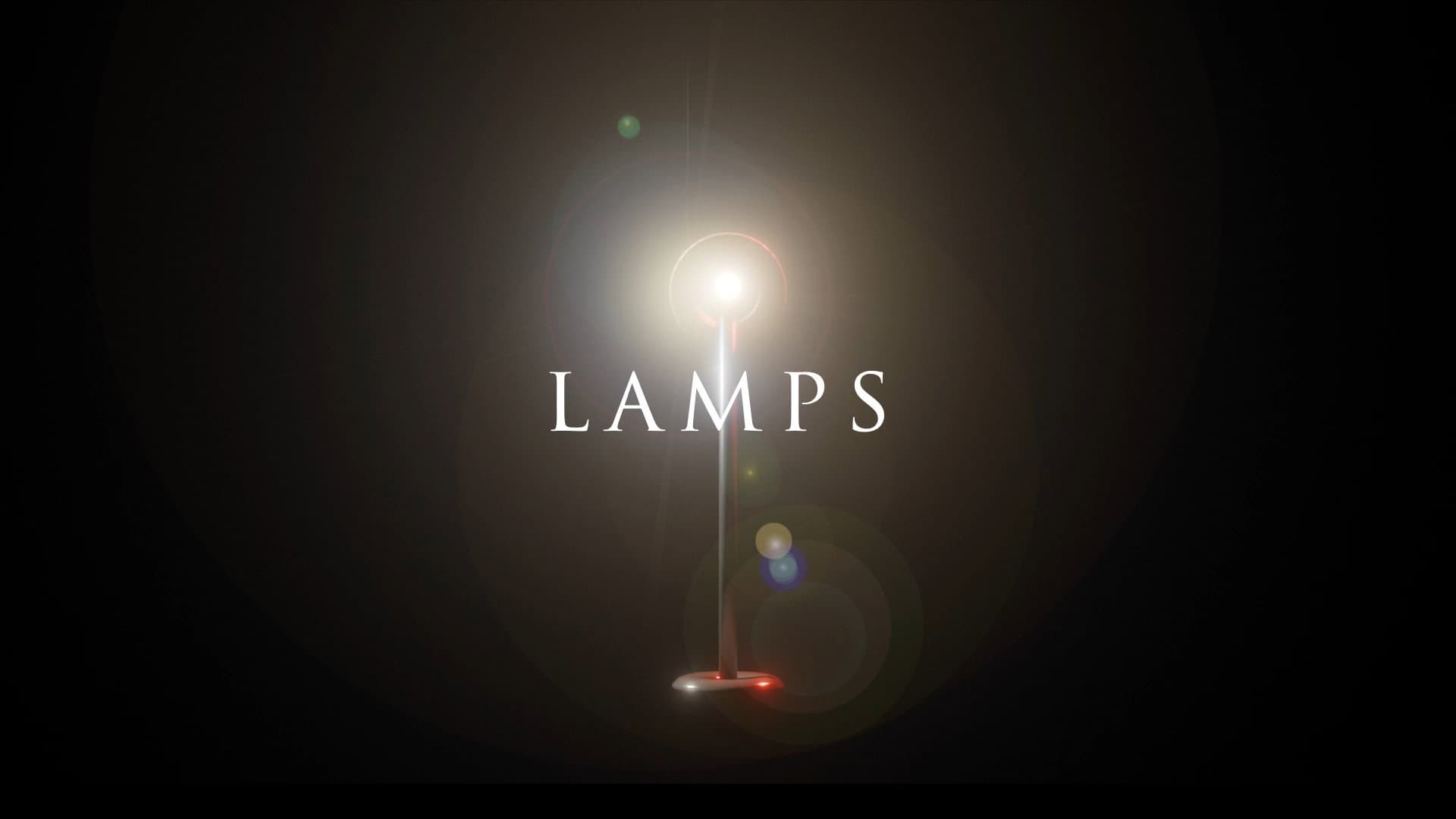 Lamps backdrop
