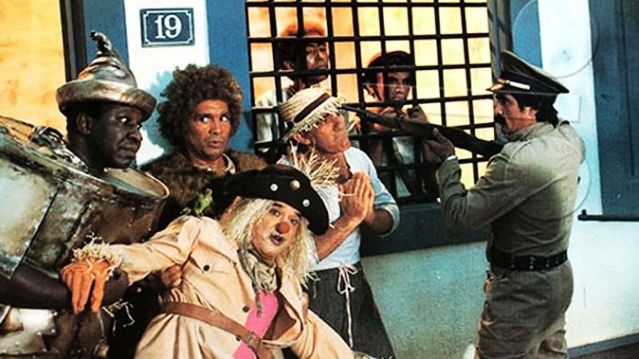 The Trapalhões and the Wizard of Oróz backdrop