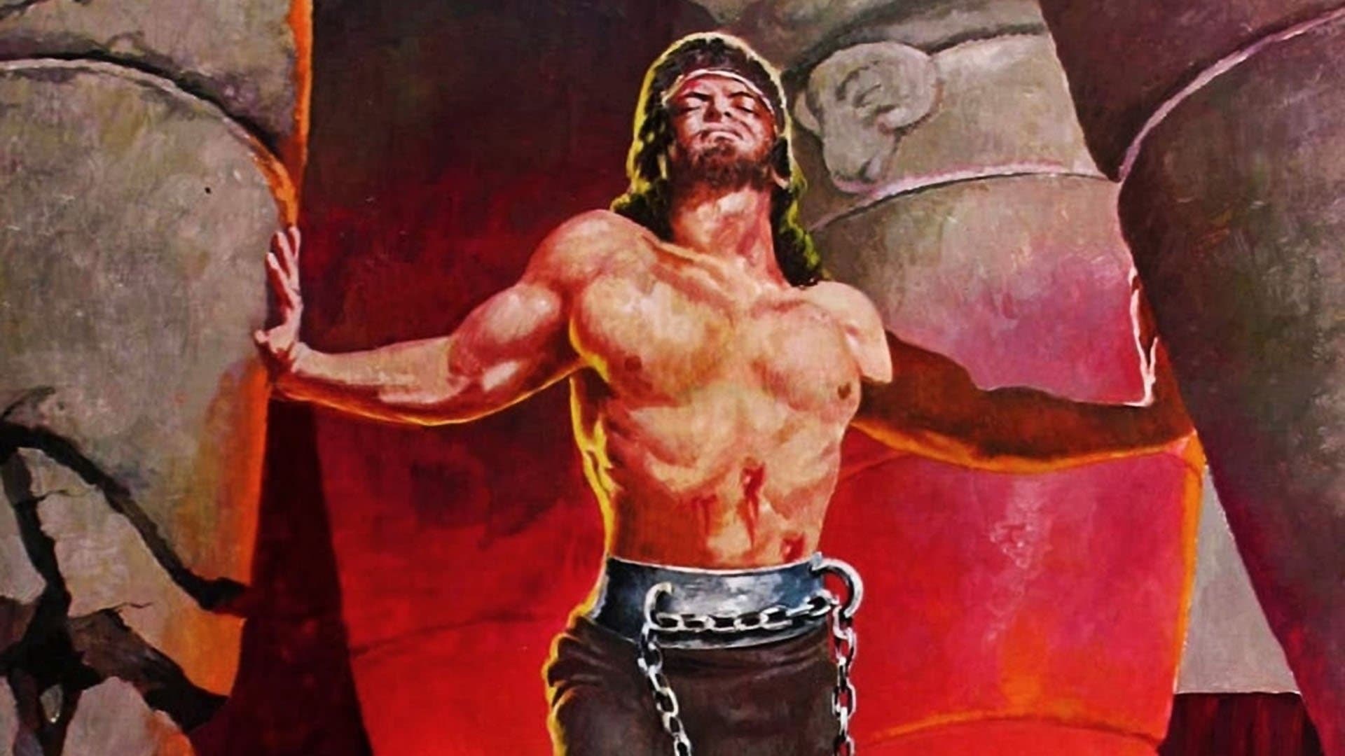 Samson and Delilah backdrop