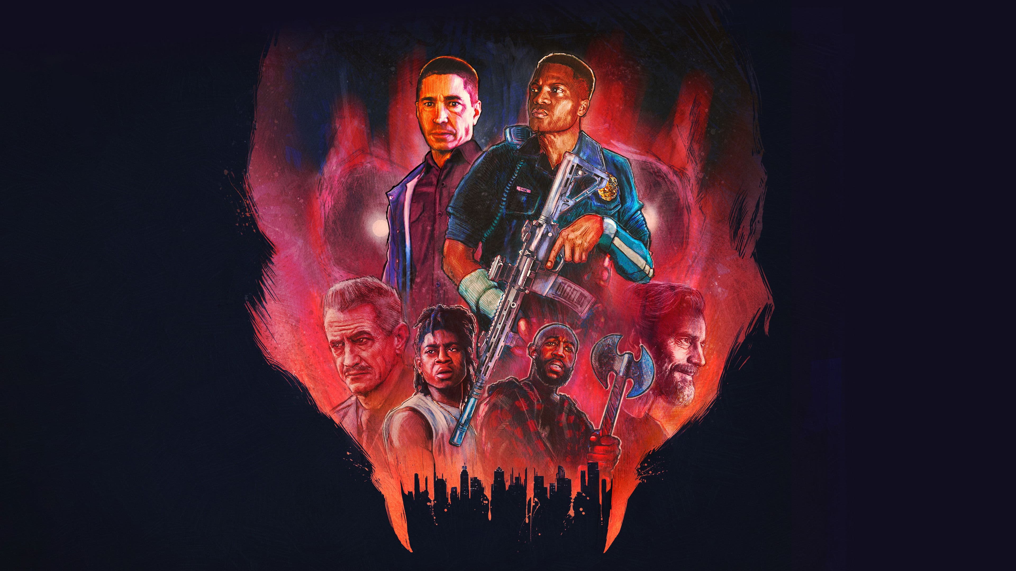 Night Patrol backdrop