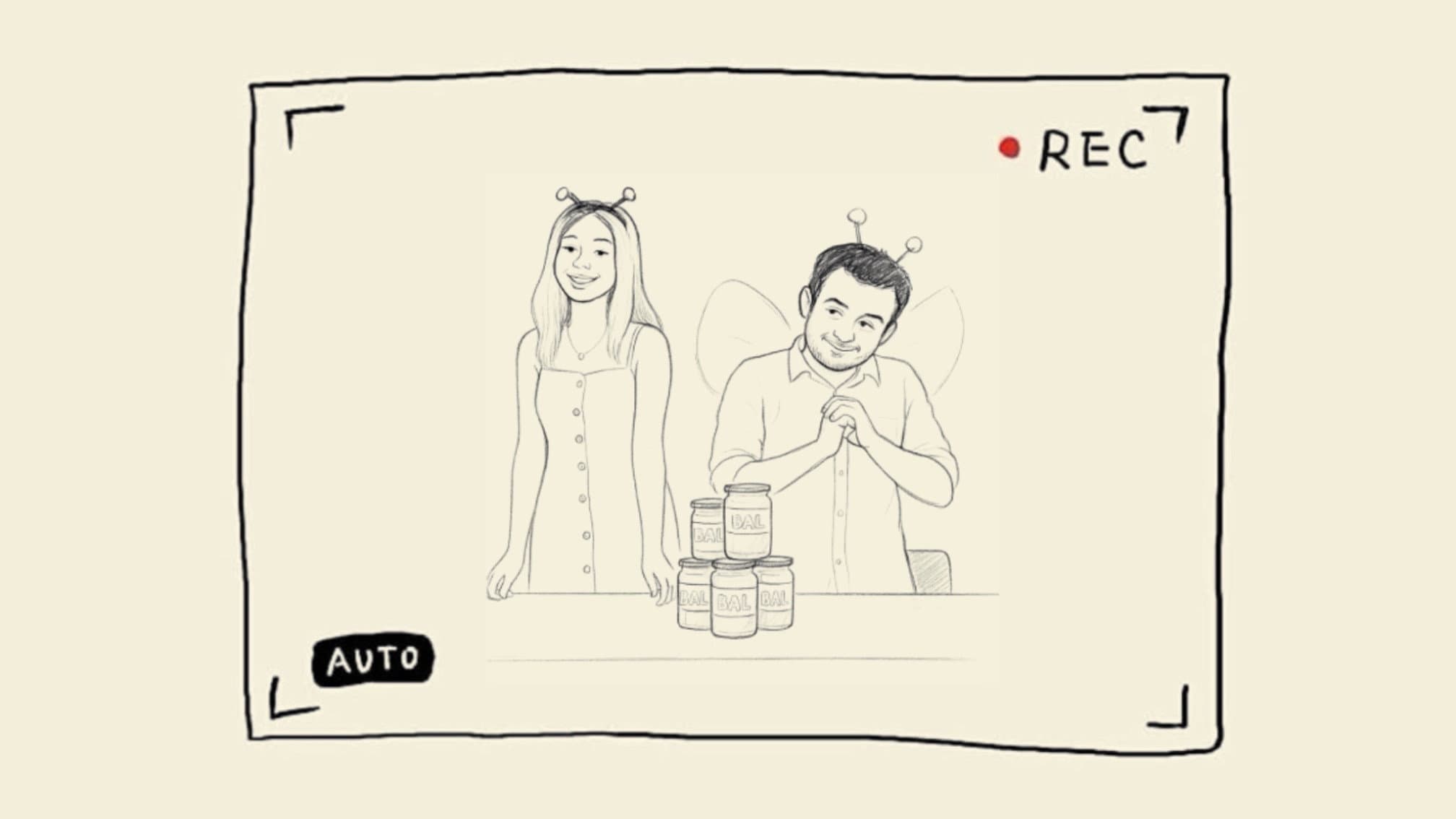 Behind the Curtain backdrop