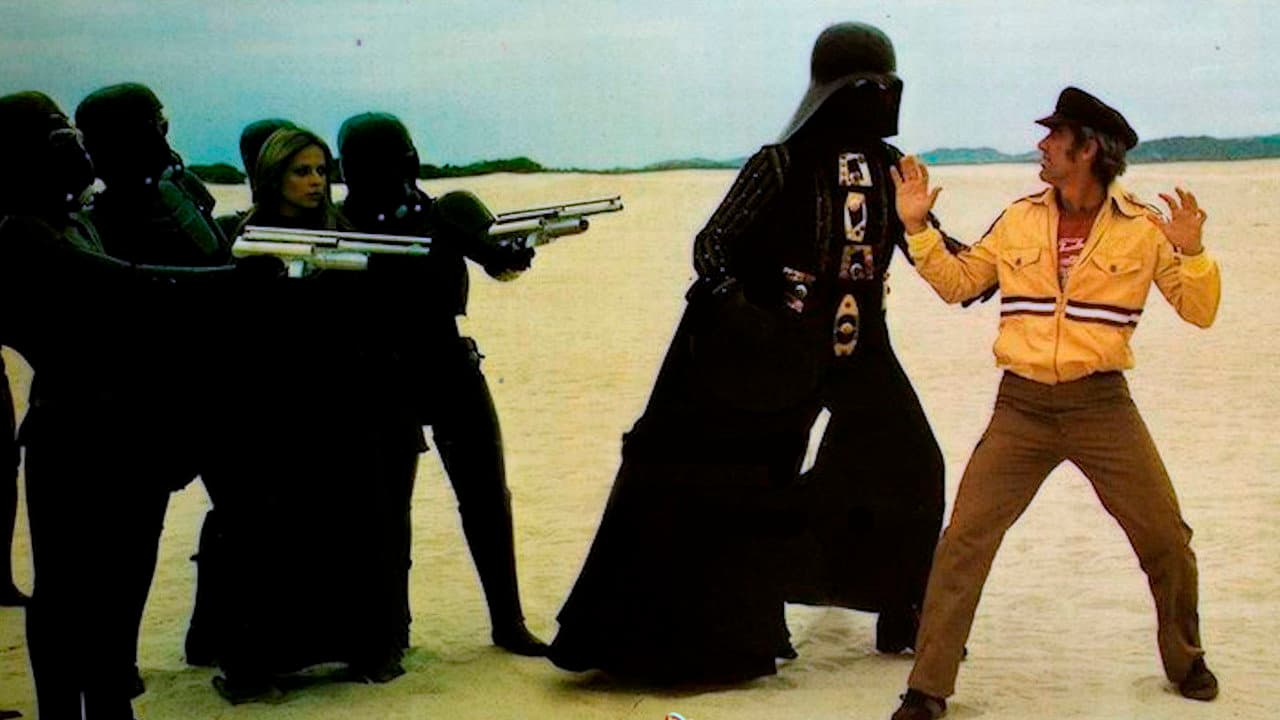 The Trapalhões in the War of the Planets backdrop