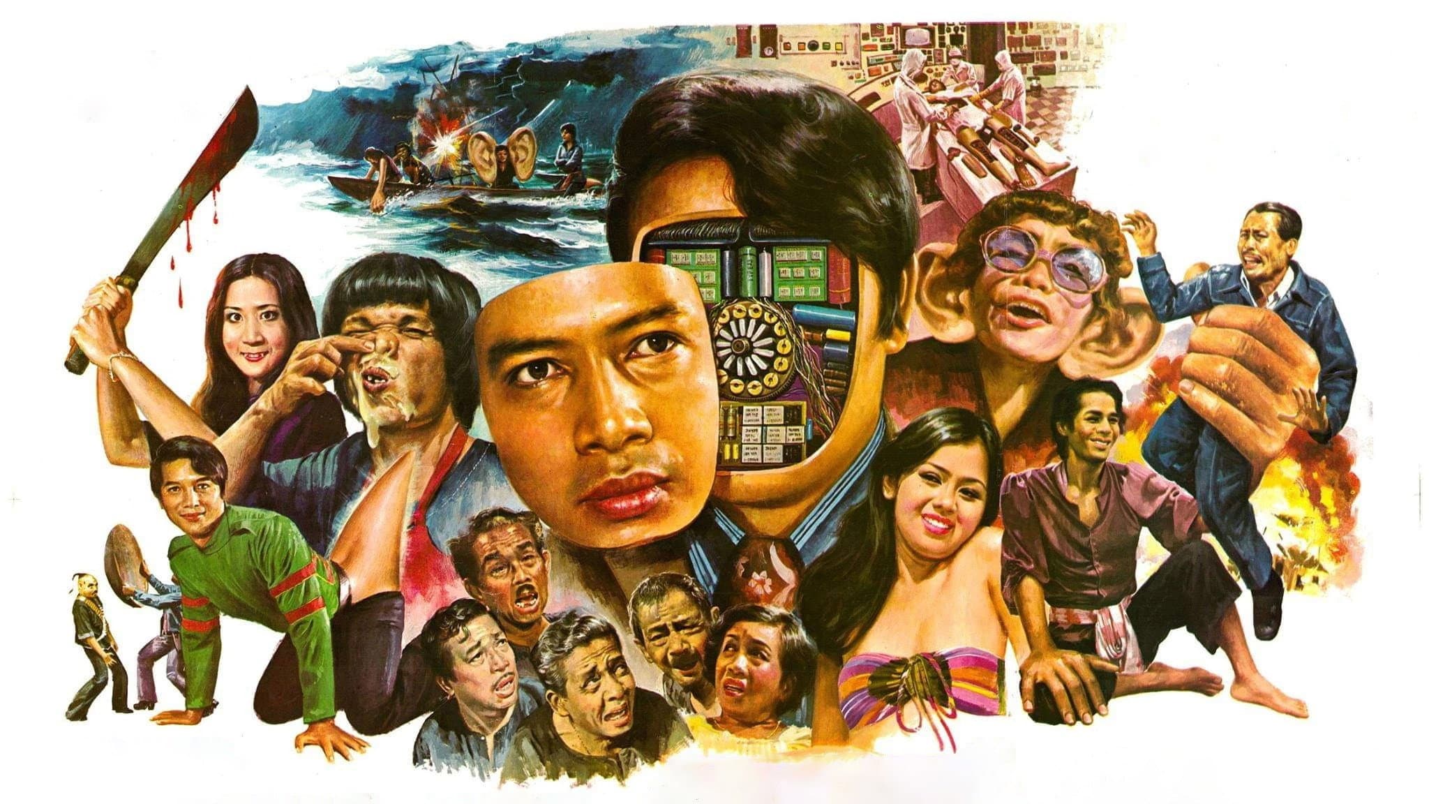 Computer Superman backdrop