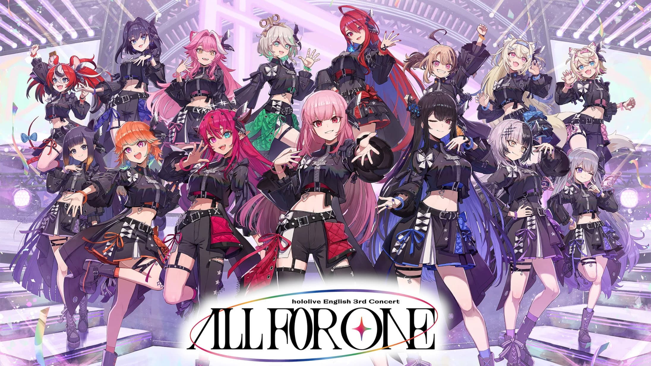 hololive English 3rd Concert -All for One- Day 2 backdrop