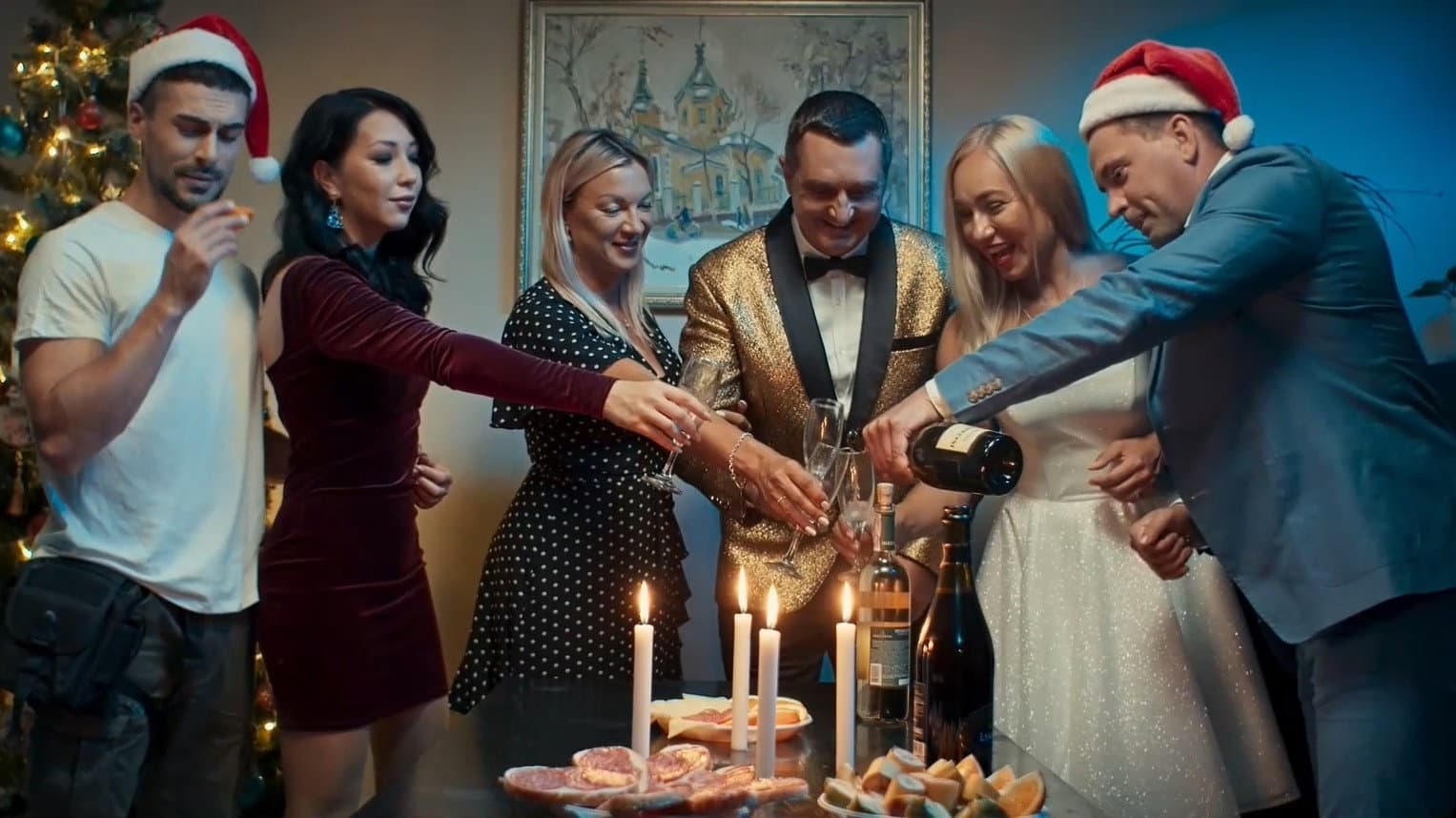 My Grandpa is Santa backdrop