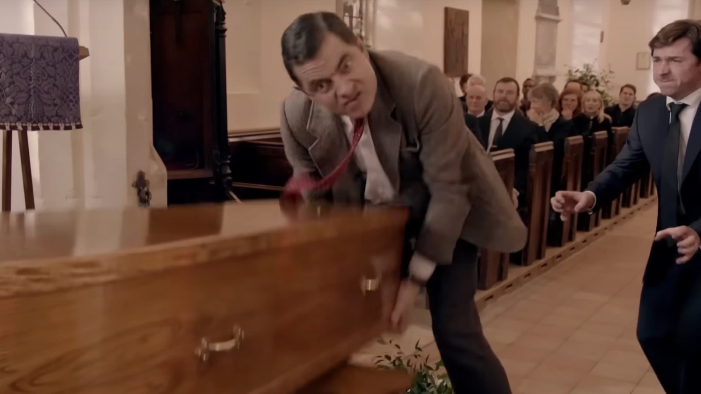 Mr. Bean: Funeral backdrop