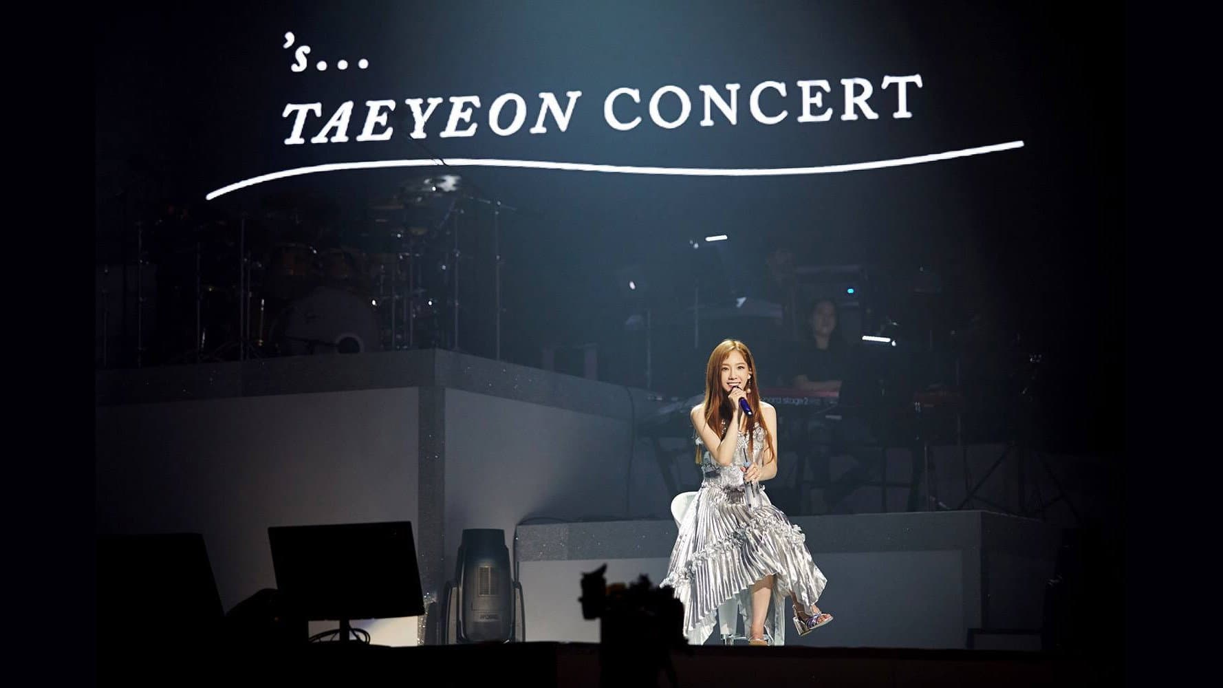 TAEYEON 2nd Asia Tour: 's... TAEYEON CONCERT backdrop
