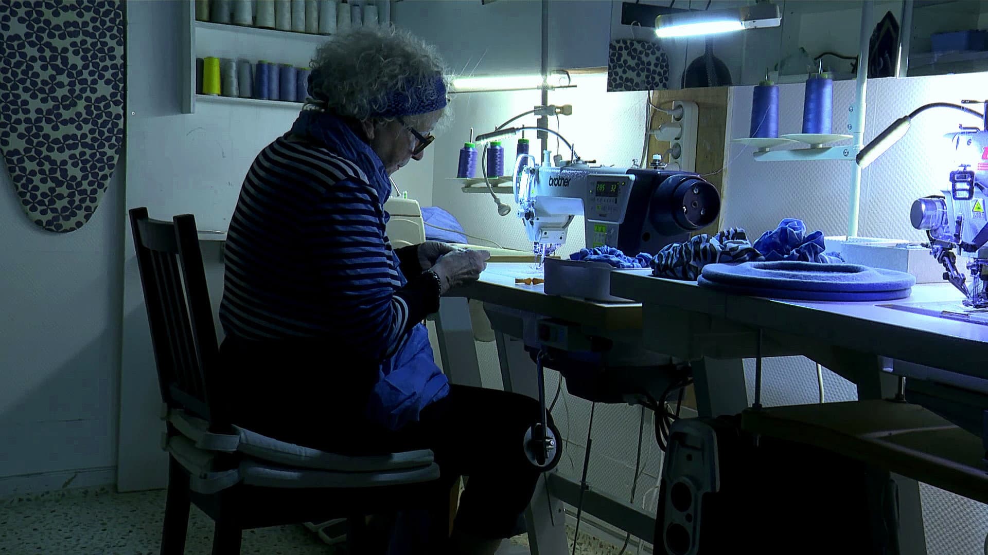 Happy in Blue backdrop