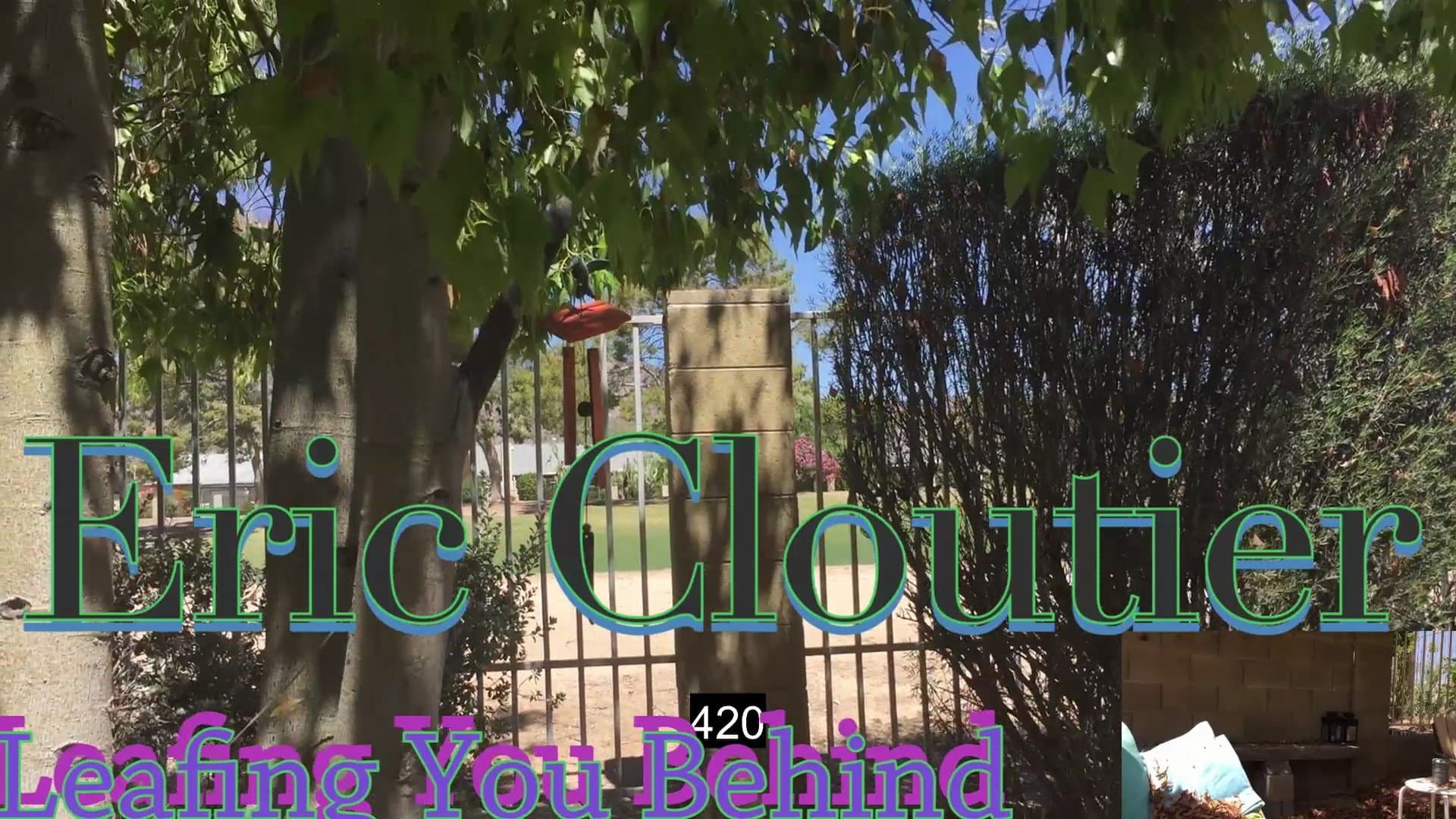 Leafing You Behind backdrop
