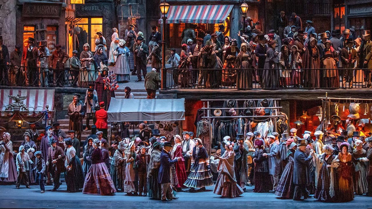 The Metropolitan Opera: La Bohème backdrop