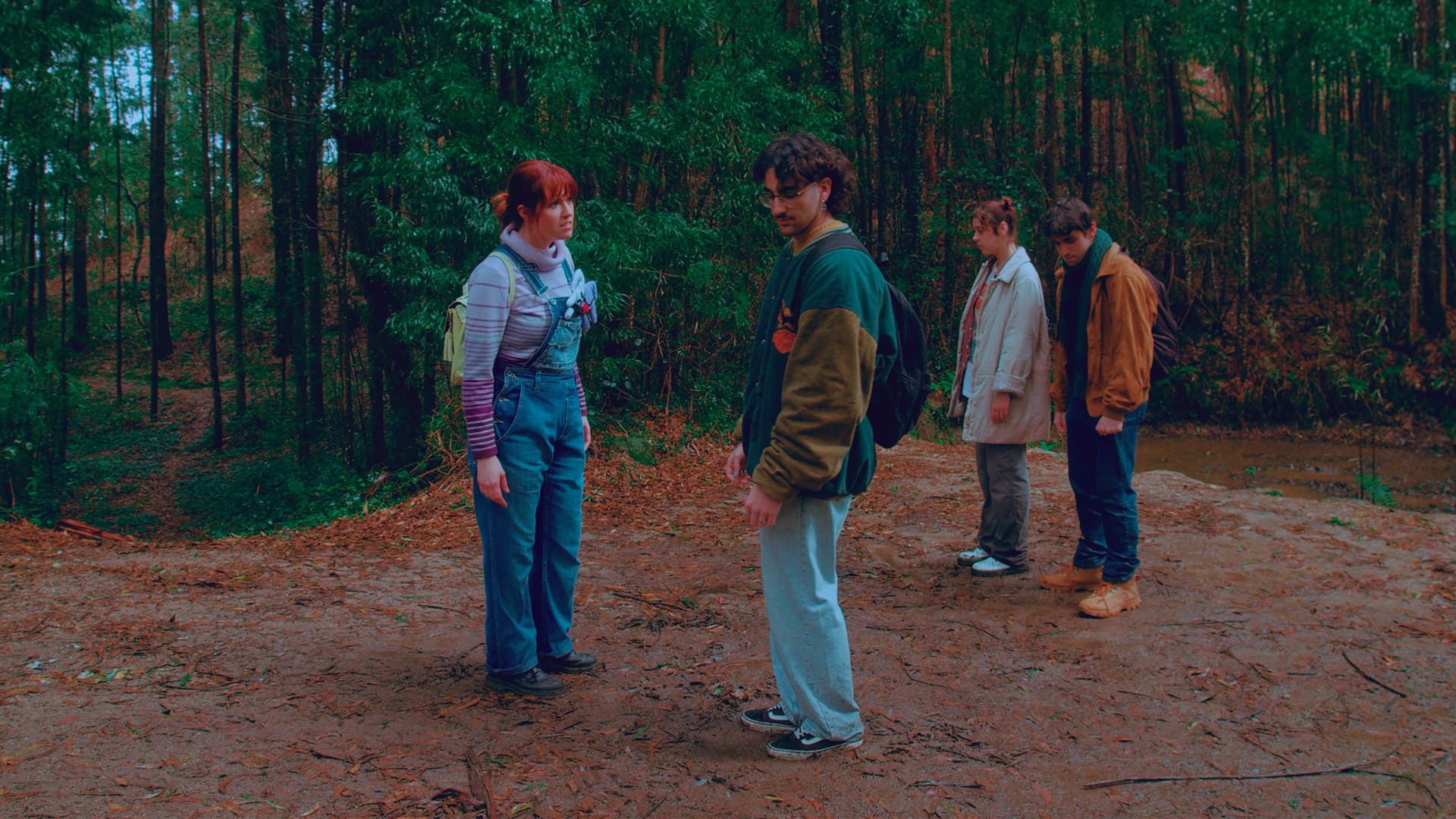 Ángel de Plástico backdrop