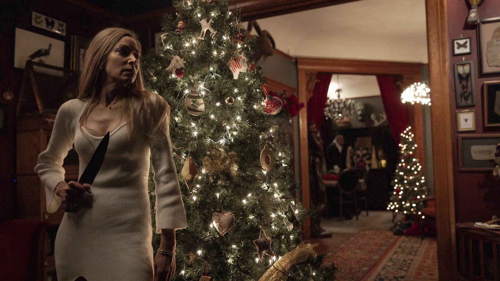 The Naughty List of Mr. Scrooge backdrop