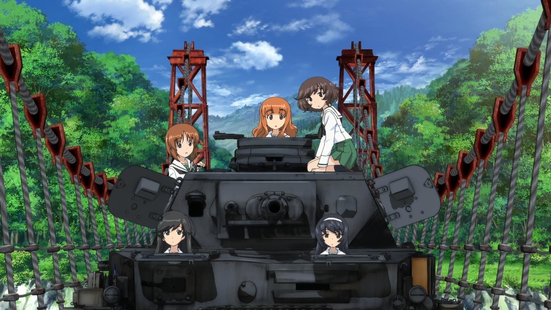 Girls und Panzer der Film backdrop