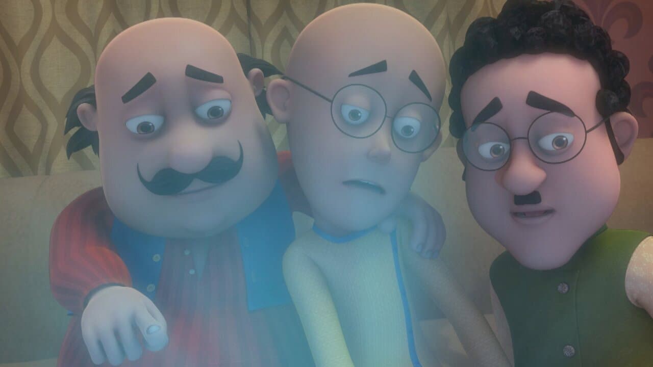 Motu Patlu in the Game of Zones backdrop