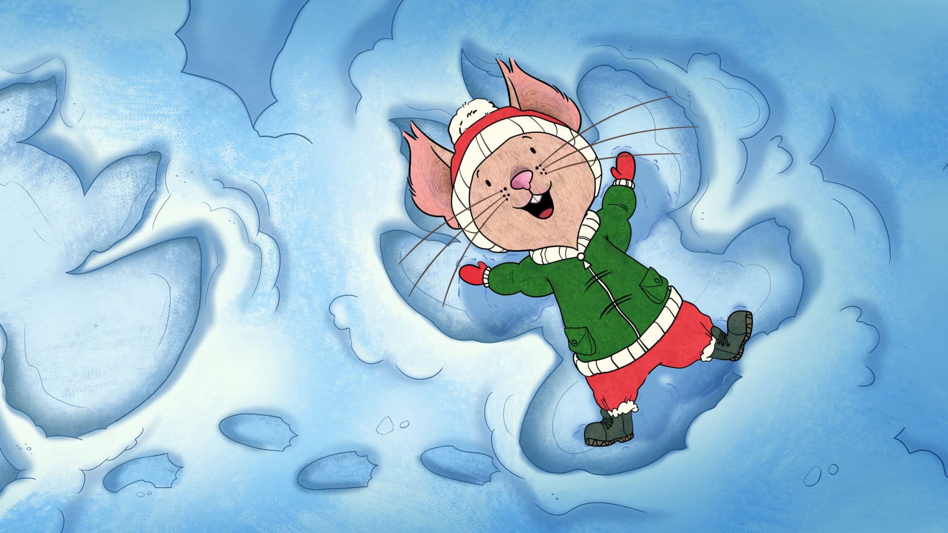 If You Give a Mouse a Christmas Cookie backdrop