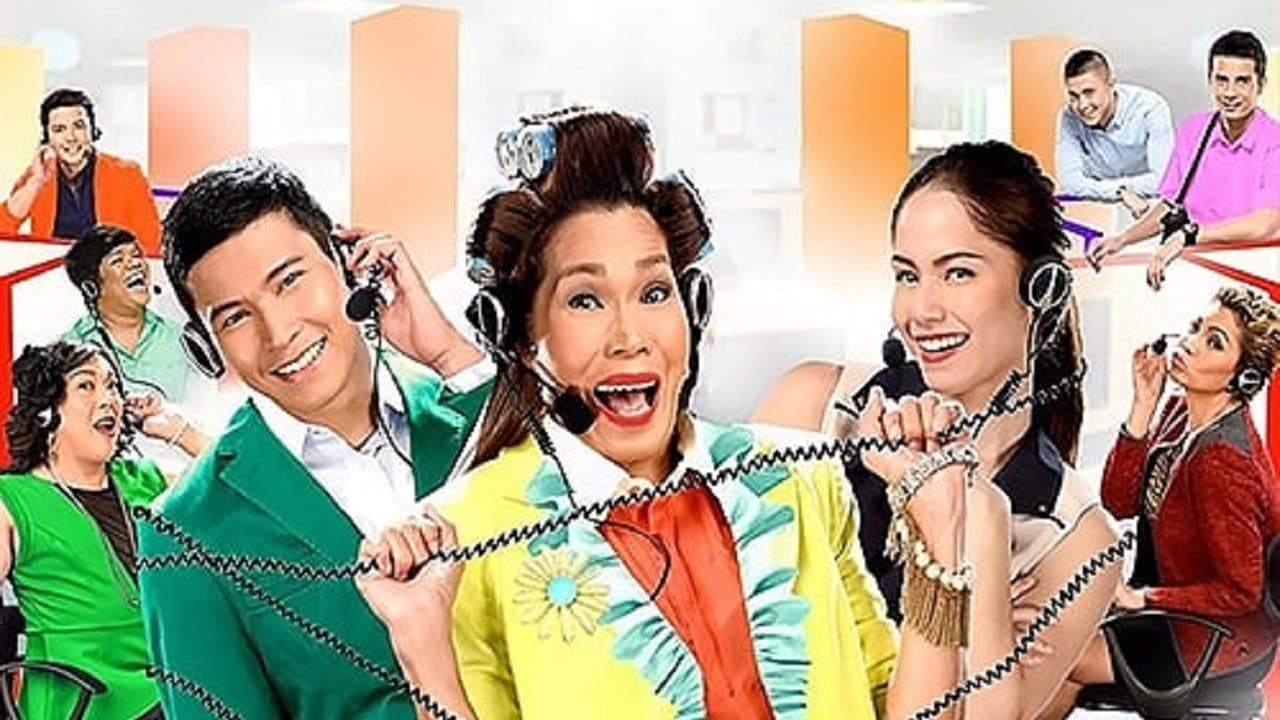 Call Center Girl backdrop