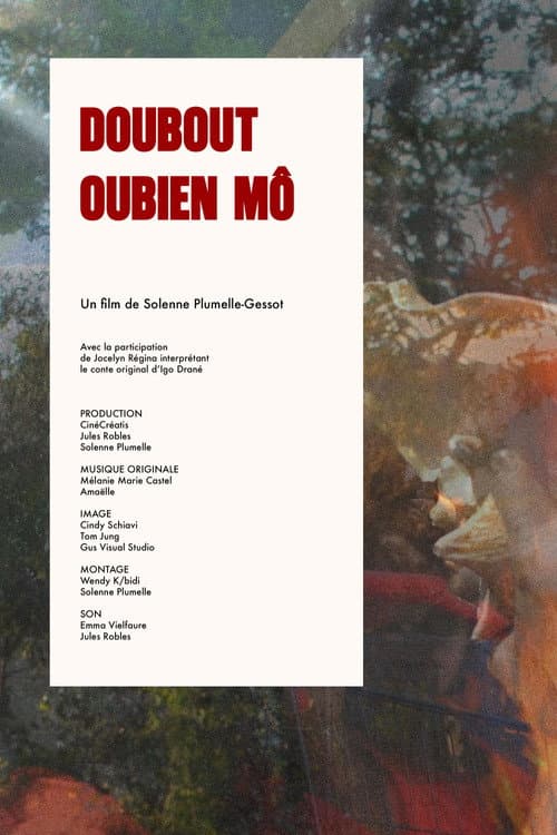 DOUBOUT OUBIEN MÔ poster