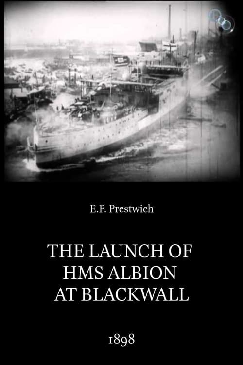 The Launch of HMS Albion at Blackwall poster