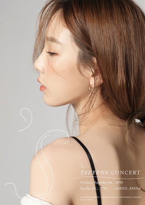 TAEYEON 2nd Asia Tour: 's... TAEYEON CONCERT poster