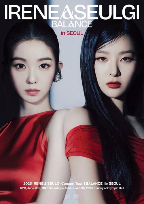 2025 IRENE & SEULGI Concert Tour [ BALANCE ] in SEOUL poster