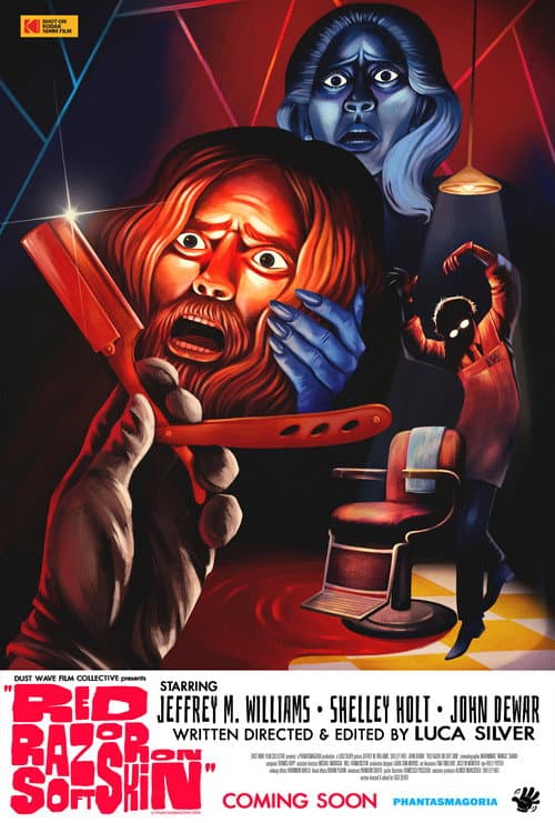 Red Razor On Soft Skin poster