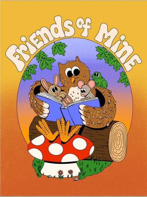 Friends of Mine: "Canoe Trip" poster