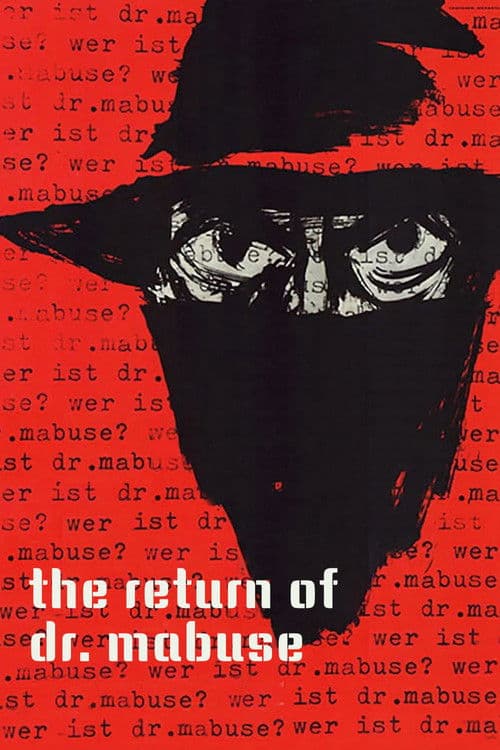 The Return of Dr. Mabuse poster