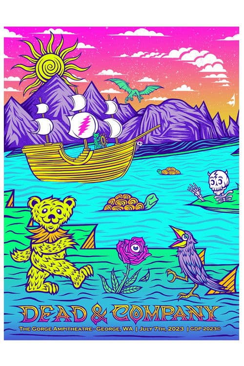 Dead & Company: 2023-07-07 The Gorge Amphitheatre, George, WA, USA poster