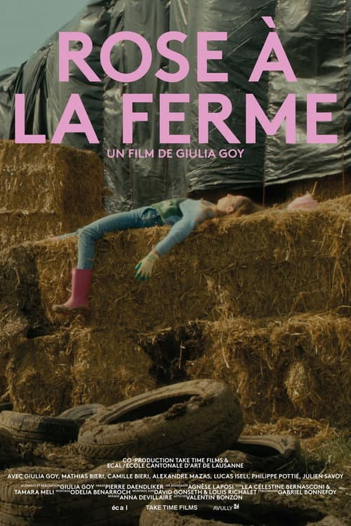 Rose à la ferme poster