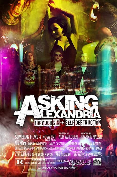 Asking Alexandria | Through Sin + Self Destruction poster