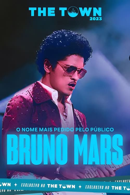 Bruno Mars The Town 2023 poster