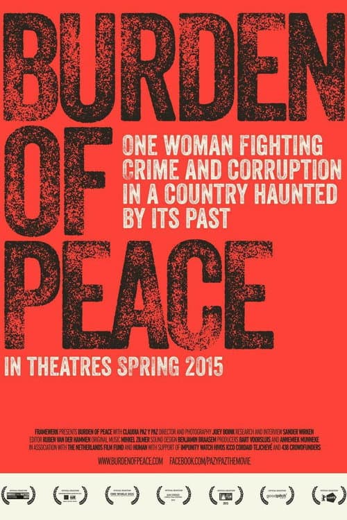 Burden of Peace poster