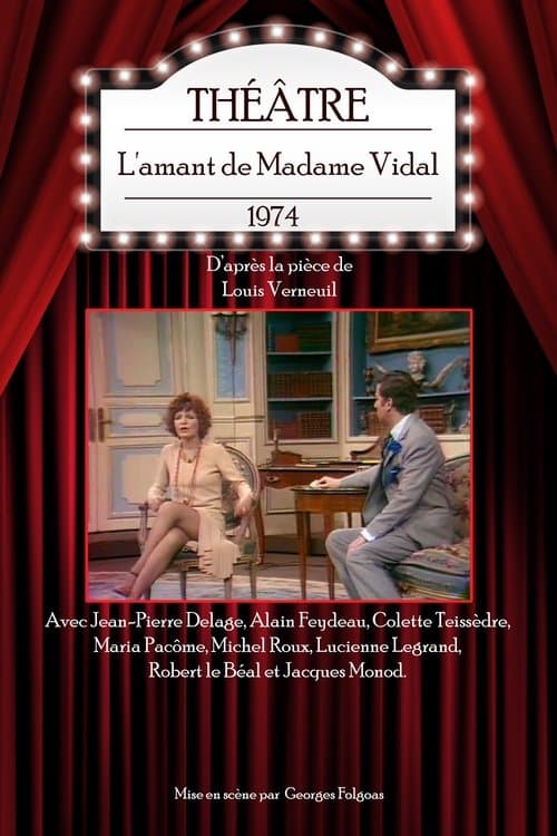 L'Amant de madame Vidal poster