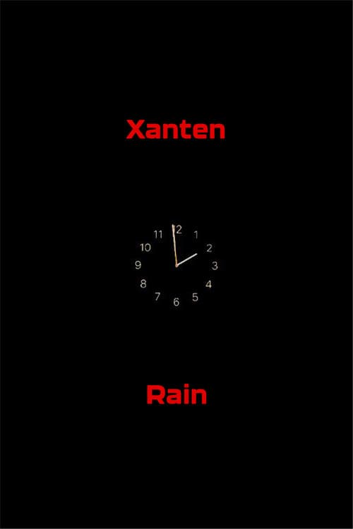 Xanten Rain poster