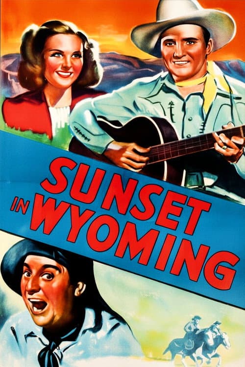 Sunset in Wyoming poster