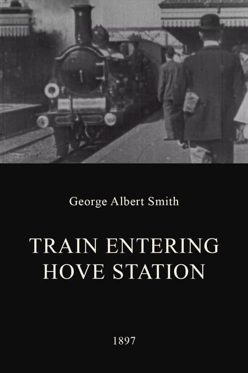 Train Entering Hove Station poster