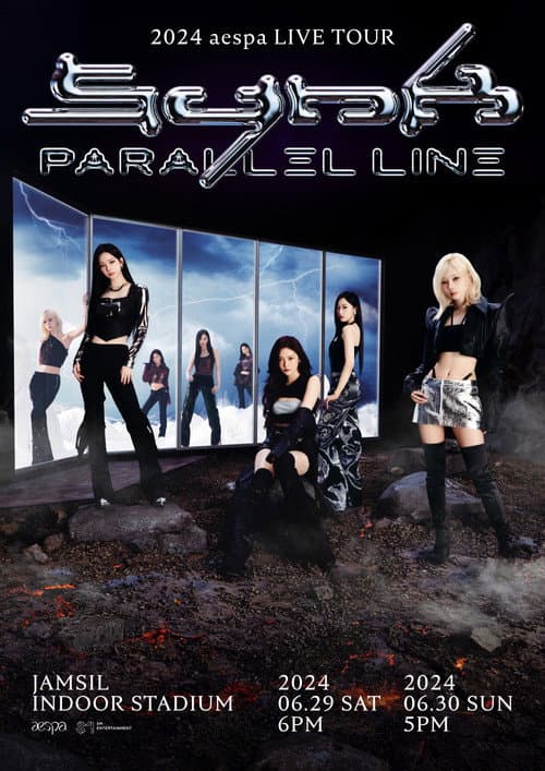 2024 aespa LIVE TOUR - SYNK：PARALLEL LINE - in SEOUL poster