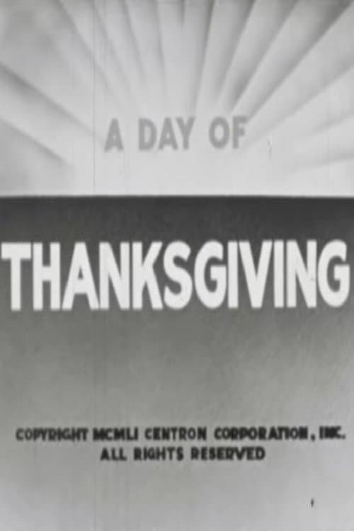 A Day Of Thanksgiving poster