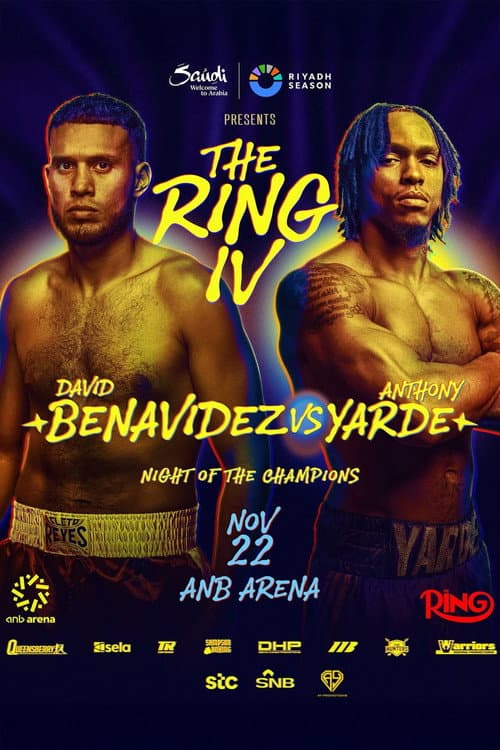 David Benavidez vs. Anthony Yarde poster