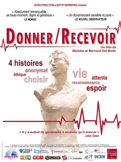 Donner/Recevoir poster