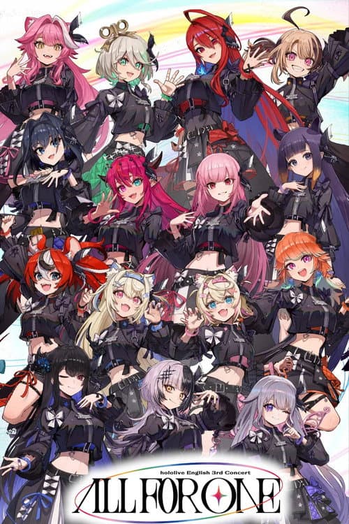 hololive English 3rd Concert -All for One- Day 1 poster