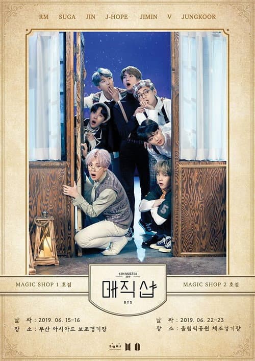 BTS 5th Muster: Magic Shop in Busan poster