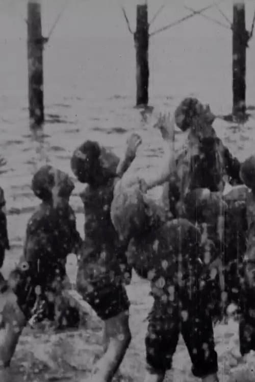 Boys Scrambling For Pennies poster